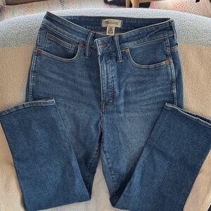 Madewell women’s Classic Indigo Jeans curvy Stovepipe size  29 regular